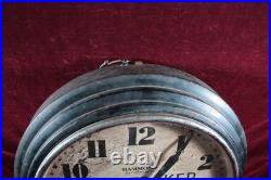 Vintage Art Deco Studebaker Dealership Advertising Clock Advertising Working