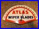 Vintage-Atlas-Wiper-Blades-Thermometer-Tin-Litho-Sign-Automobile-Man-Cave-01-rc