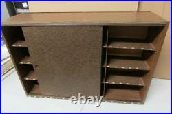 Vintage Authentic 1970s Matchbox 81 Car Store Display Case Storage Cabinet