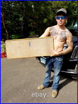 Vintage Auto Lite Auto- Lite Battery Sign Gasoline Gas Oil 12 by 34