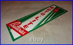 Vintage Auto Lite Batteries + Car? 15 Metal Automobile Gasoline & Oil Sign