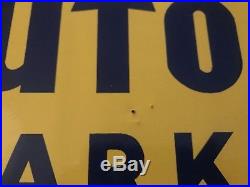 Vintage Auto-Lite Spark Plugs Tin Signs