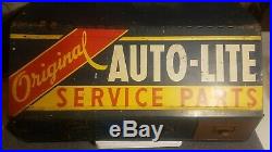 Vintage Auto-lite Service Parts Gas And Oil Dealer Countertop Display