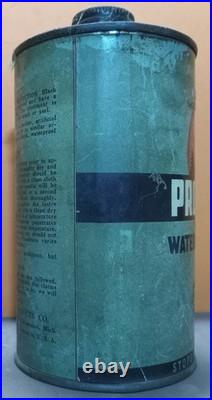 Vintage Automobile Top Protection Gas Oil Can Tin Sign Advertising Kalamazoo MI