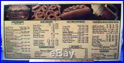 Vintage Backlit A&W ROOT BEER Soda Drive-In Car Hop Diner Fast Food Menu Sign #2