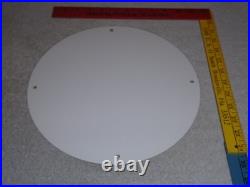 Vintage Bearcat Ethyl & General Motors Cat 11 3/4 Porcelain Metal Gasoline Sign