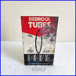 Vintage Bedrock Tubes Automobile Advertising Tin Sign Board Old Decorative S56