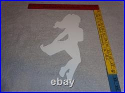 Vintage Blaupunkt Auto Car Radio Woman 11 3/4 Porcelain Metal Gasoline Oil Sign