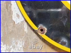 Vintage Bmw Porcelain Sign Old German Automobile Manufacturer Germany Luxury Car