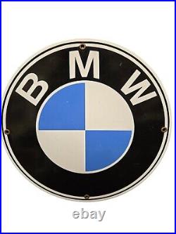 Vintage Bmw Sign Old German Automobile Car Dealer Sales Deparment 12