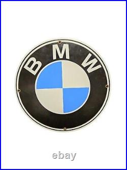 Vintage Bmw Sign Old German Automobile Car Dealer Sales Deparment 12