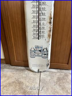 Vintage Bowes Seal Fast Auto Additive Advertising Thermometer From 1950's Used