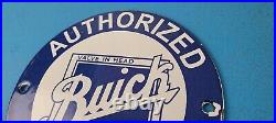 Vintage Buick 6 Sign Porcelain Automobiles Gas Pump Service Dealership Sign