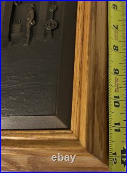 Vintage Buick Motorcars Bronze Relief Wall Art Genuine Parts Service Sign