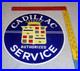 Vintage-Cadillac-Authorized-Service-Porcelain-Metal-Car-Truck-Gasoline-Oil-Sign-01-rgws
