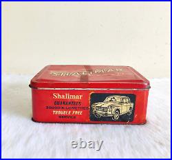 Vintage Car Graphics Shalimar Suspension Kit Advertising Tin Automobile TN631