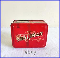 Vintage Car Graphics Shalimar Suspension Kit Advertising Tin Automobile TN631