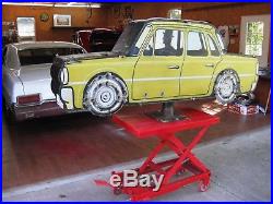 Vintage Car, Taxi Rare, Neon, Pole Sign Large Over 6 Ft Lenth