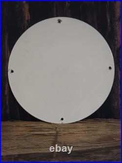 Vintage Caterpillar Sales Service 12 Porcelain Sign Gas Car Truck Oil