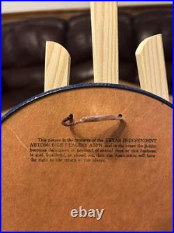 Vintage Celluloid Texas Automobile Dealers Sign Vintage Celluloid Texas Automobile Dealers Sign