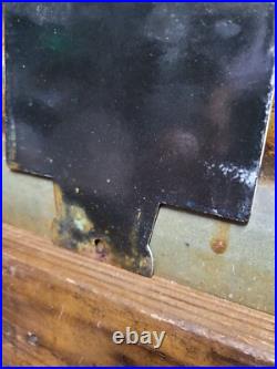 Vintage Certified Used Cars Porcelain Sign Car Truck Sales Service Certified Man