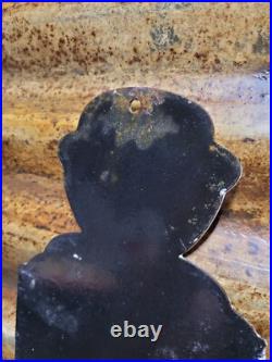 Vintage Certified Used Cars Porcelain Sign Car Truck Sales Service Certified Man