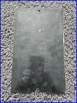 Vintage Certified Used Cars Porcelain Sign Gas Motor Oil Auto Sales 10 X 6