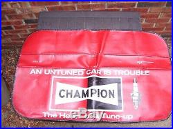 Vintage Champion Sparkplugs auto fender accessory car auto gm street rat hot rod
