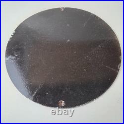 Vintage Cherry Bomb Sign Auto Mechanic Exhaust Gas Pump Hot Rod Porcelain Sign