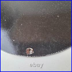 Vintage Cherry Bomb Sign Auto Mechanic Exhaust Gas Pump Hot Rod Porcelain Sign