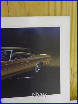 Vintage Chevrolet 1972 impala custom coupe Dealership Promo cardboard 32x18