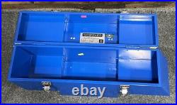 Vintage Chevrolet Bowtie Goboxes Metal Toolbox