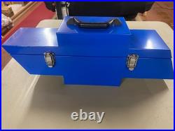 Vintage Chevrolet Bowtie Goboxes Metal Toolbox