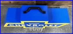 Vintage Chevrolet Bowtie Goboxes Metal Toolbox