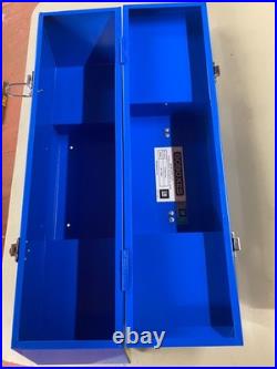 Vintage Chevrolet Bowtie Goboxes Metal Toolbox