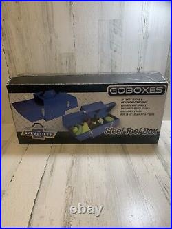 Vintage Chevrolet Bowtie Goboxes Metal Toolbox Brand New