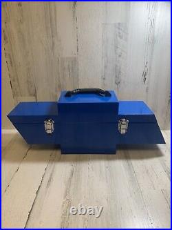 Vintage Chevrolet Bowtie Goboxes Metal Toolbox Brand New