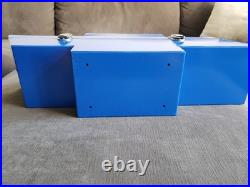Vintage Chevrolet Bowtie Goboxes Metal Toolbox UNUSED READ DESCRIPTION