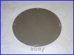 Vintage Chevrolet Corvette Sports Car Porcelain Metal Gasoline & Oil, Chevy Sign