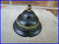 Vintage Chevrolet Counter Bell Service Superior Chevrolet Indianapolis Rare LOOK