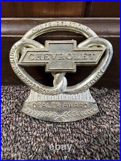 Vintage Chevrolet Dealer Award Dealership Medallion