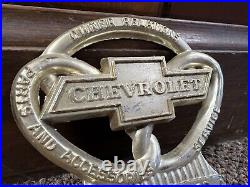 Vintage Chevrolet Dealer Award Dealership Medallion