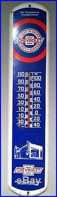 Vintage Chevrolet Dealership Wall Thermometer by Taylor