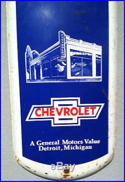 Vintage Chevrolet Dealership Wall Thermometer by Taylor