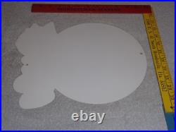 Vintage Chevrolet Felix The Cat Look Dont Touch 12 Car Truck Metal Gas Oil Sign