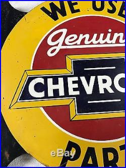 Vintage Chevrolet Flange Sign