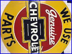 Vintage Chevrolet Flange Sign
