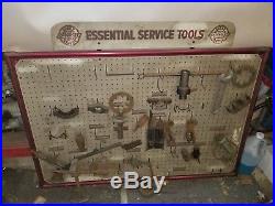 Vintage Chevrolet GM Service Tool Board Display Sign Garage Mechanic Man Cave
