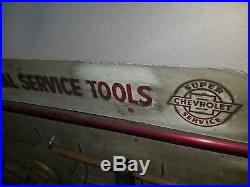 Vintage Chevrolet GM Service Tool Board Display Sign Garage Mechanic Man Cave