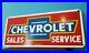 Vintage-Chevrolet-Porcelain-Bow-tie-Gas-Auto-Trucks-Service-Sales-Dealer-Sign-01-hgva